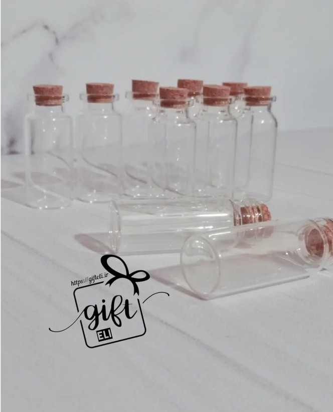 خرید ویال شیشه استوانه ای در فروشگاه اینترنتی گیفت الی