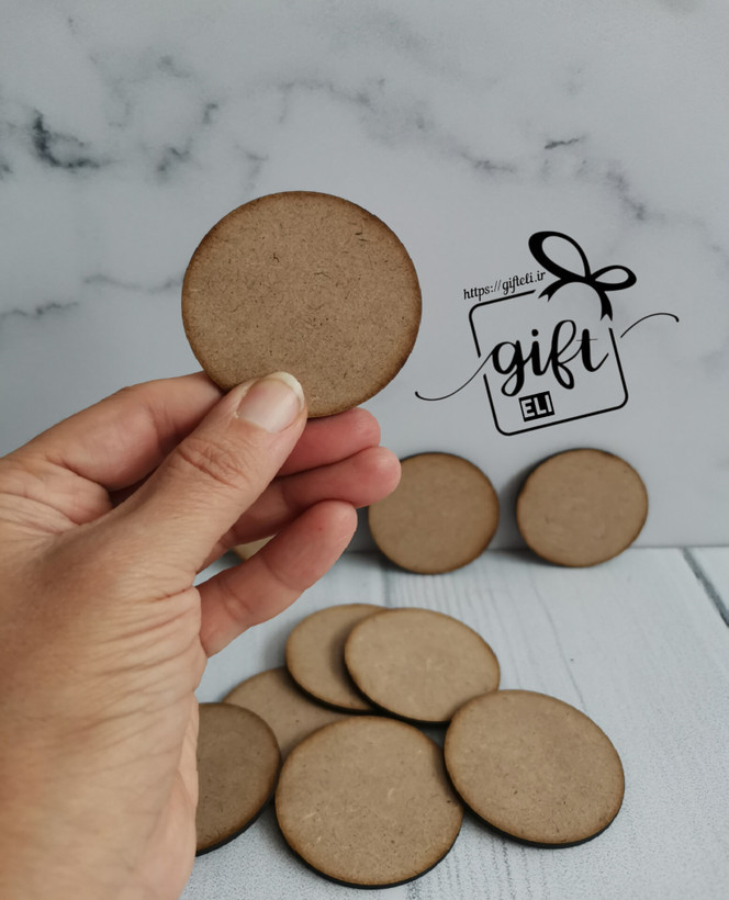 خرید اسلایس چوبی قطر 5 سانت مدل خام بیس اپوکسی در فروشگاه اینترنتی گیفت الی