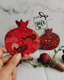 خرید اسلایس چوبی طرح انار قطر 8 سانت در فروشگاه اینترنتی گیفت الی