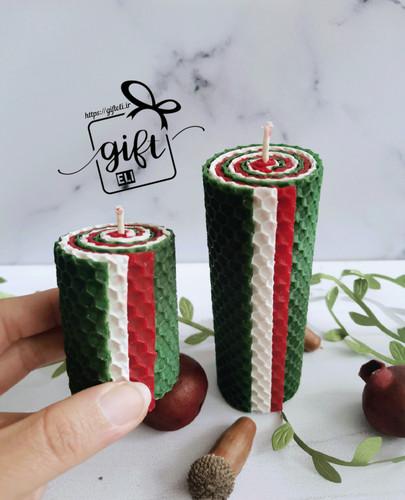 خرید شمع موم عسلی یلدایی در فروشگاه اینترنتی گیفت الی