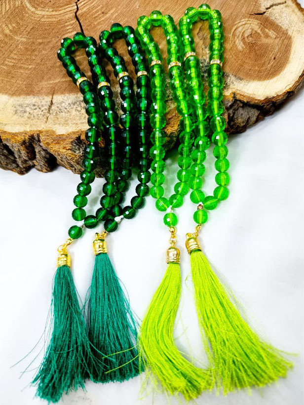 خرید تسبیح 33 عددی سبز غدیر در فروشگاه اینترنتی گیفت الی