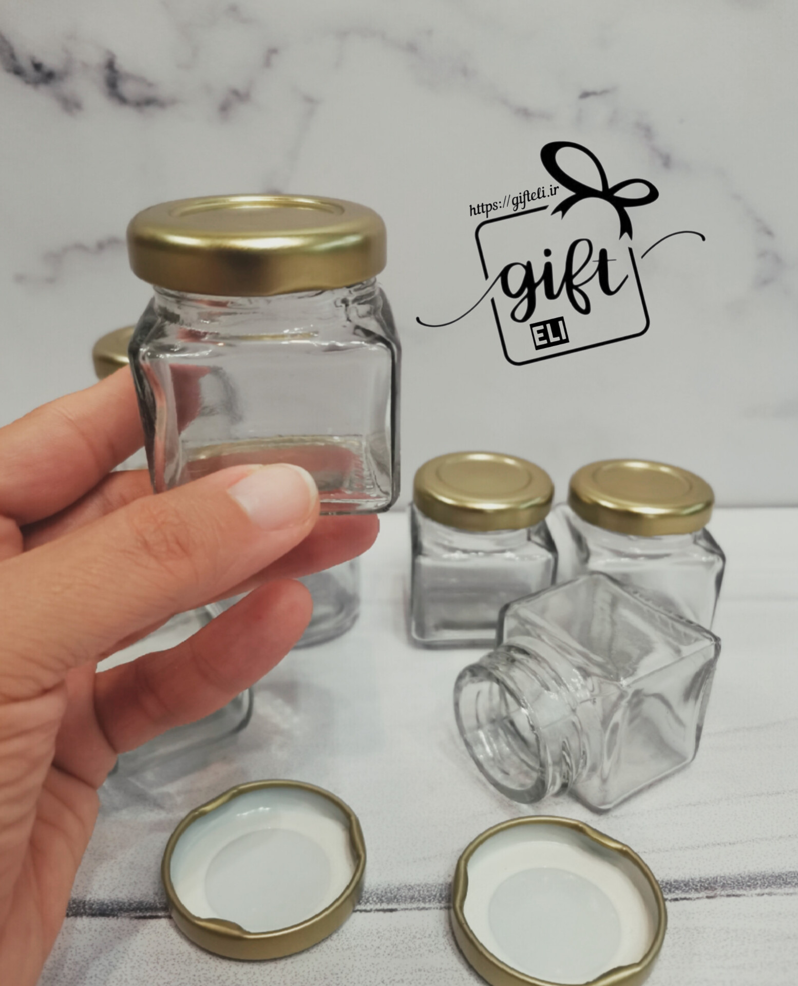 خرید بطری شیشه ای درب دار فلزی در فروشگاه اینترنتی گیفت الی