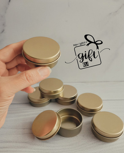 خرید قوطی فلزی طلایی در فروشگاه اینترنتی گیفت الی